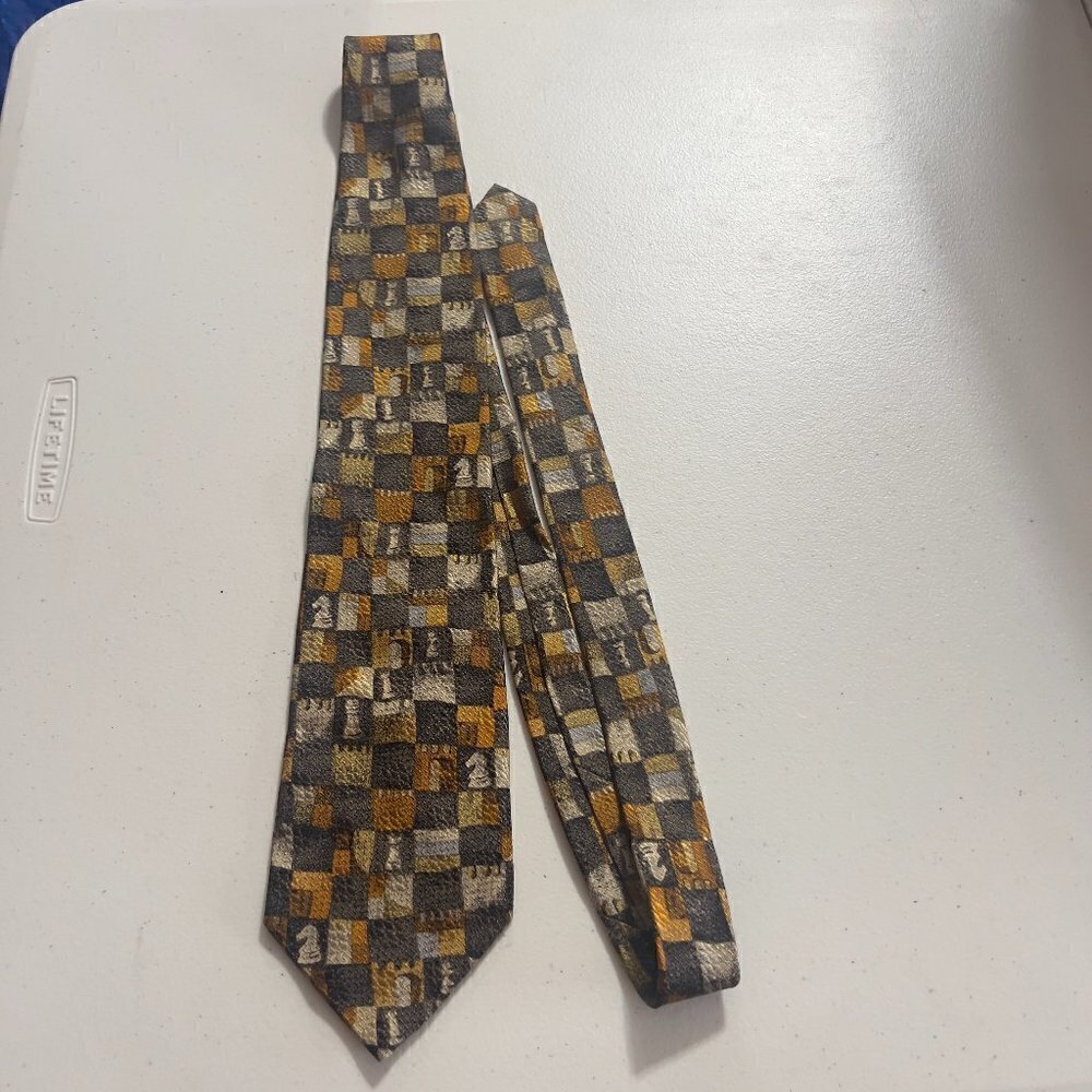Ermenegildo Zegna Mens Silk Necktie